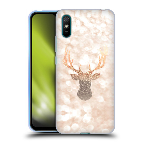 Monika Strigel Champagne Gold Deer Soft Gel Case for Xiaomi Redmi 9A / Redmi 9AT