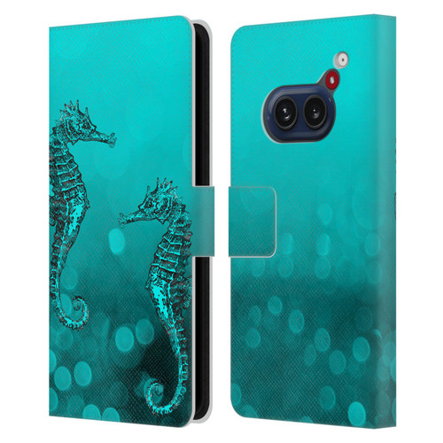 LebensArt Mix Art Seahorse Leather Book Wallet Case Cover For Nothing Phone (2a)