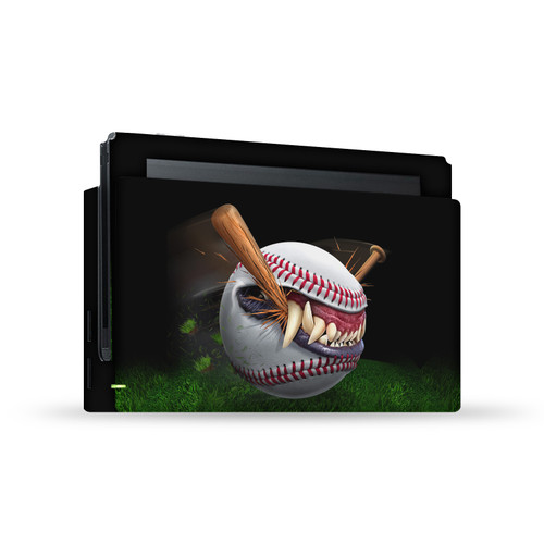 Tom Wood Monsters & Horrors Baseball Vinyl Sticker Skin Decal Cover for Nintendo Switch Console & Dock