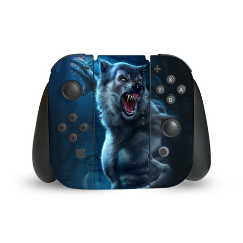Tom Wood Monsters & Horrors Werewolf Vinyl Sticker Skin Decal Cover for Nintendo Switch Joy Controller