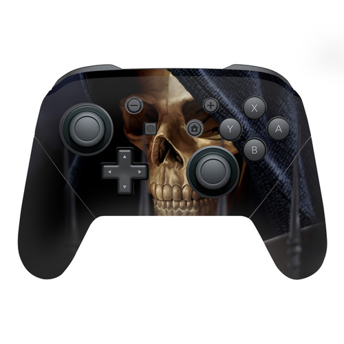 Tom Wood Monsters & Horrors Reaper Vinyl Sticker Skin Decal Cover for Nintendo Switch Pro Controller