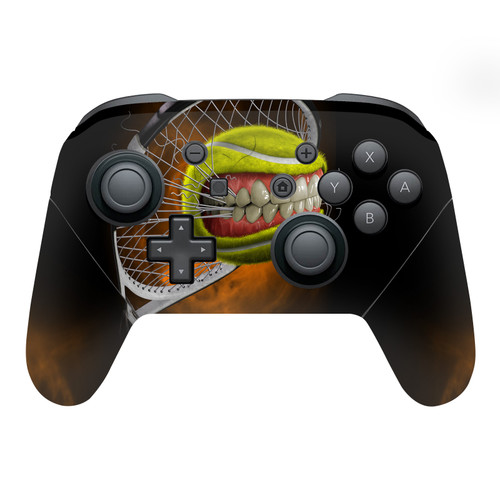 Tom Wood Monsters & Horrors Tennis Vinyl Sticker Skin Decal Cover for Nintendo Switch Pro Controller