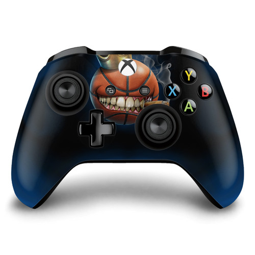 Tom Wood Monsters & Horrors King Of Basketball Vinyl Sticker Skin Decal Cover for Microsoft Xbox One S / X Controller