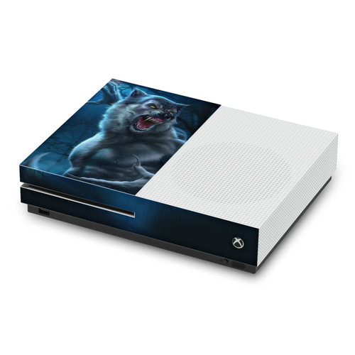 Tom Wood Monsters & Horrors Werewolf Vinyl Sticker Skin Decal Cover for Microsoft Xbox One S Console
