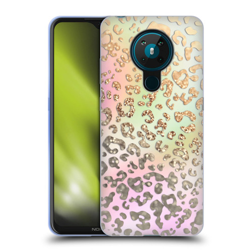 Monika Strigel Dreamland Gold Leopard Soft Gel Case for Nokia 5.3