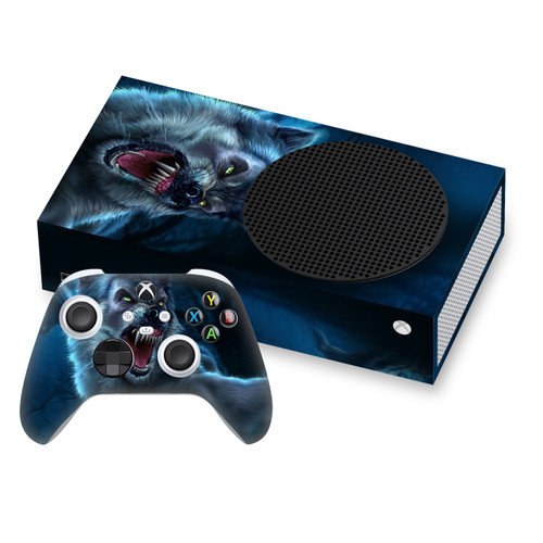 Tom Wood Monsters & Horrors Werewolf Vinyl Sticker Skin Decal Cover for Microsoft Series S Console & Controller