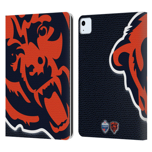 NFL 2024 International Games London Bears Leather Book Wallet Case Cover For Apple iPad Air 11 2020/2022/2024