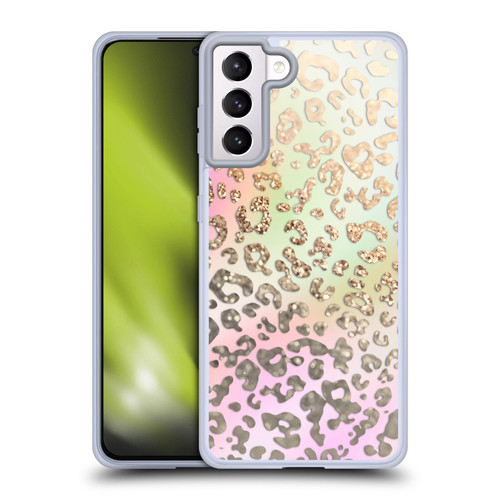 Monika Strigel Dreamland Gold Leopard Soft Gel Case for Samsung Galaxy S21+ 5G