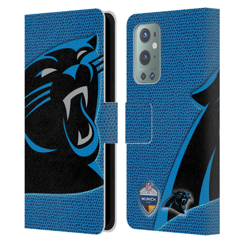NFL 2024 International Games Munich Panthers Leather Book Wallet Case Cover For OnePlus 9