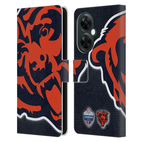 NFL 2024 International Games London Bears Leather Book Wallet Case Cover For OnePlus Nord CE 3 Lite 5G