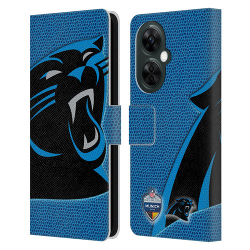 NFL 2024 International Games Munich Panthers Leather Book Wallet Case Cover For OnePlus Nord CE 3 Lite 5G