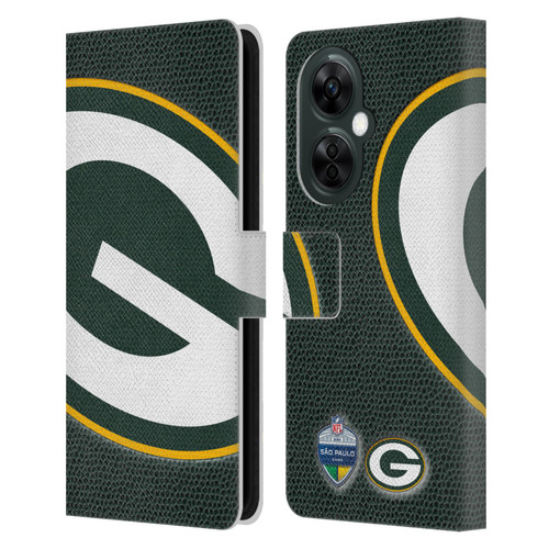 NFL 2024 International Games São Paulo Packers Leather Book Wallet Case Cover For OnePlus Nord CE 3 Lite 5G