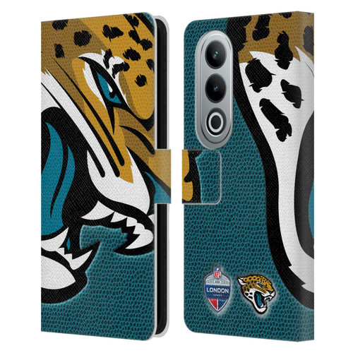 NFL 2024 International Games London Jaguars Leather Book Wallet Case Cover For OPPO OnePlus Ace 3V 5G