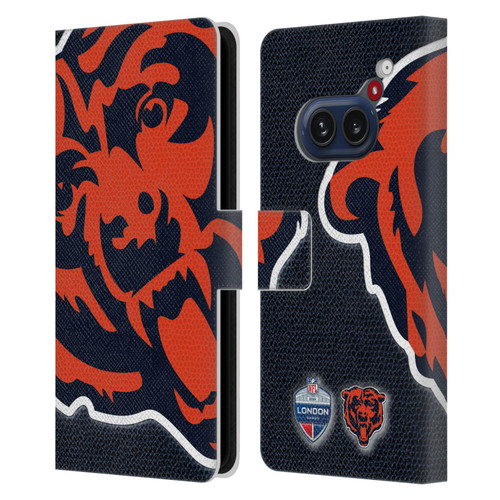 NFL 2024 International Games London Bears Leather Book Wallet Case Cover For Nothing Phone (2a)