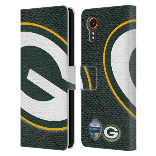 NFL 2024 International Games São Paulo Packers Leather Book Wallet Case Cover For Samsung Galaxy Xcover7 5G