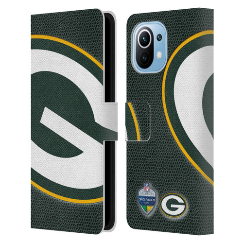 NFL 2024 International Games São Paulo Packers Leather Book Wallet Case Cover For Xiaomi Mi 11
