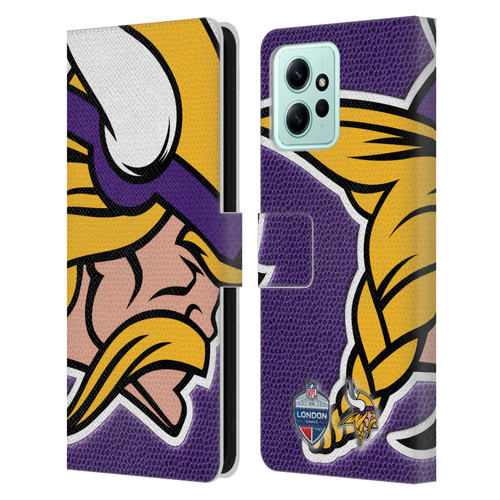 NFL 2024 International Games London Vikings Leather Book Wallet Case Cover For Xiaomi Redmi 12