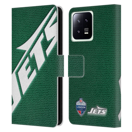 NFL 2024 International Games London Jets Leather Book Wallet Case Cover For Xiaomi 13 5G