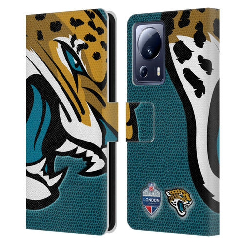 NFL 2024 International Games London Jaguars Leather Book Wallet Case Cover For Xiaomi 13 Lite 5G