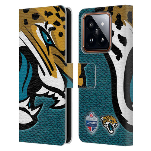 NFL 2024 International Games London Jaguars Leather Book Wallet Case Cover For Xiaomi 14