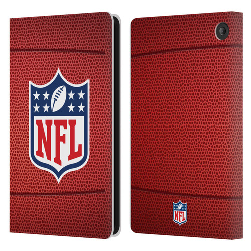 NFL Shield Football Leather Book Wallet Case Cover For Amazon Fire 7 2022