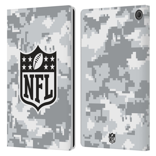 NFL Shield Digital Camouflage Leather Book Wallet Case Cover For Amazon Fire Max 11 2023