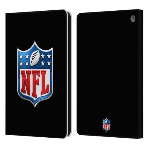 NFL Shield 3D Leather Book Wallet Case Cover For Amazon Fire HD 8/Fire HD 8 Plus 2020