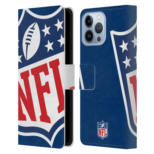 NFL Shield Oversized Leather Book Wallet Case Cover For Apple iPhone 13 Pro Max