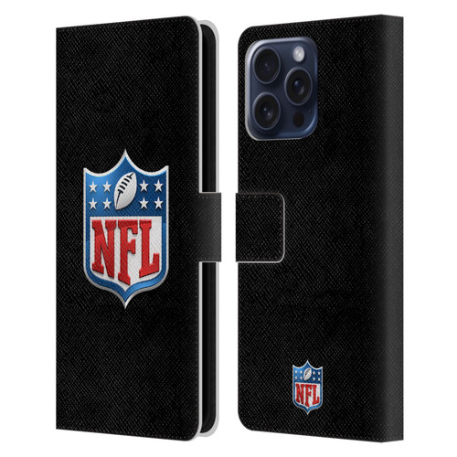 NFL Shield 3D Leather Book Wallet Case Cover For Apple iPhone 16 Pro Max