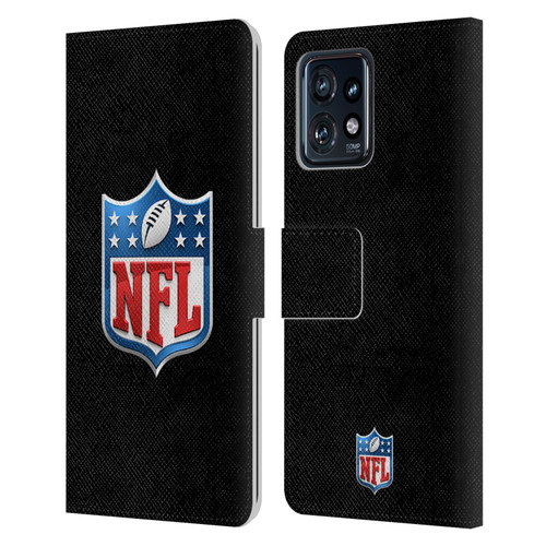 NFL Shield 3D Leather Book Wallet Case Cover For Motorola Moto Edge 40 Pro