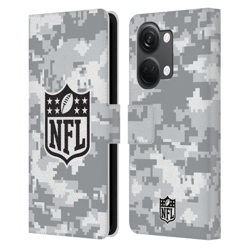 NFL Shield Digital Camouflage Leather Book Wallet Case Cover For OnePlus Nord 3 5G