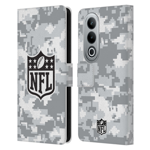 NFL Shield Digital Camouflage Leather Book Wallet Case Cover For OPPO OnePlus Ace 3V 5G