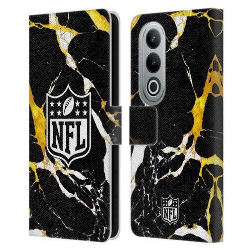 NFL Shield Marble Leather Book Wallet Case Cover For OPPO OnePlus Ace 3V 5G