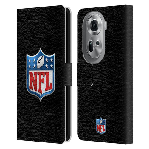NFL Shield 3D Leather Book Wallet Case Cover For OPPO Reno11 Pro