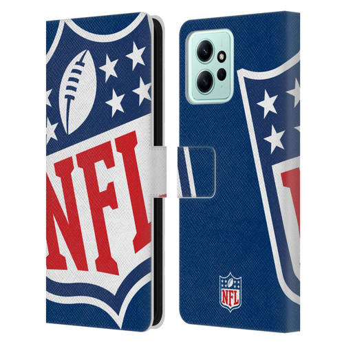 NFL Shield Oversized Leather Book Wallet Case Cover For Xiaomi Redmi 12