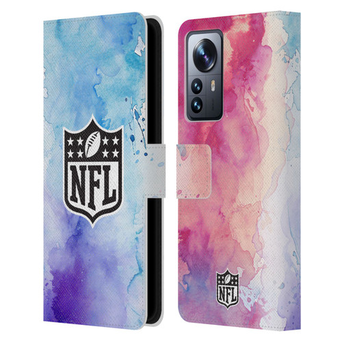 NFL Shield Watercolor Leather Book Wallet Case Cover For Xiaomi 12 Pro
