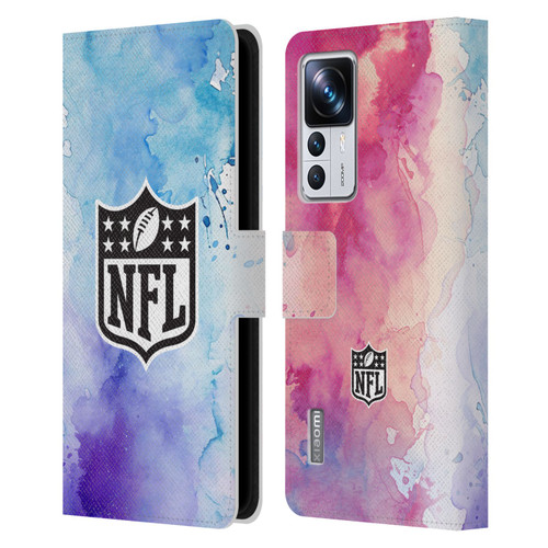 NFL Shield Watercolor Leather Book Wallet Case Cover For Xiaomi 12T Pro