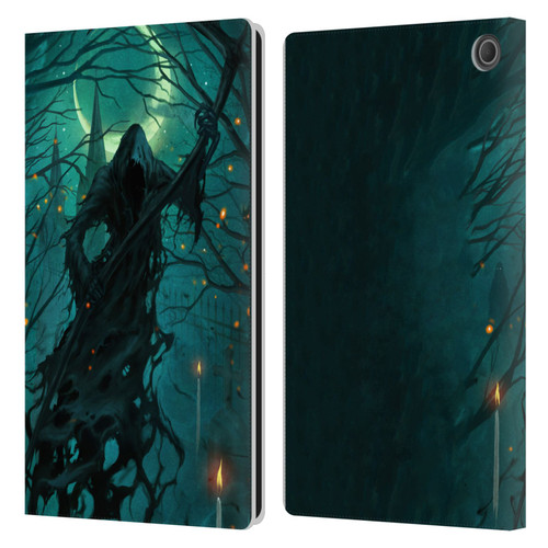 Christos Karapanos Key Art It's Just The Wind Leather Book Wallet Case Cover For Amazon Fire Max 11 2023