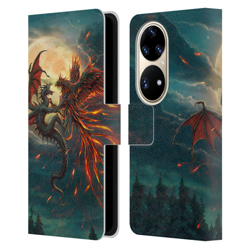 Christos Karapanos Key Art Against Leather Book Wallet Case Cover For Huawei P50 Pro