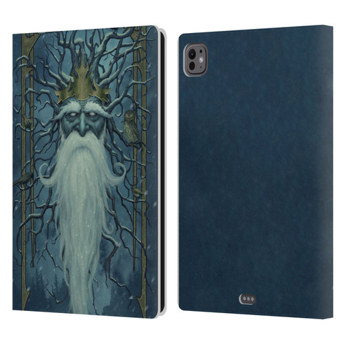 Christos Karapanos Key Art Winter Leather Book Wallet Case Cover For Apple iPad Pro 11 M4 2024