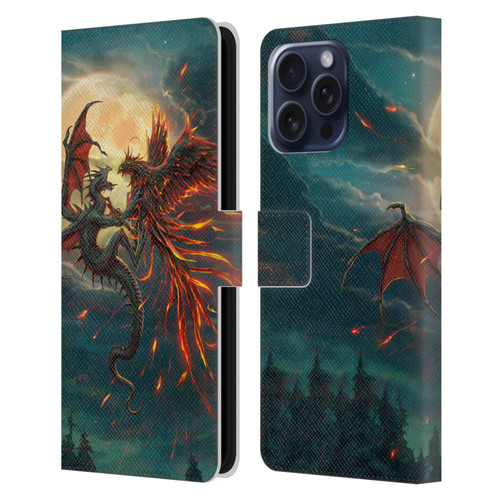 Christos Karapanos Key Art Against Leather Book Wallet Case Cover For Apple iPhone 16 Pro Max