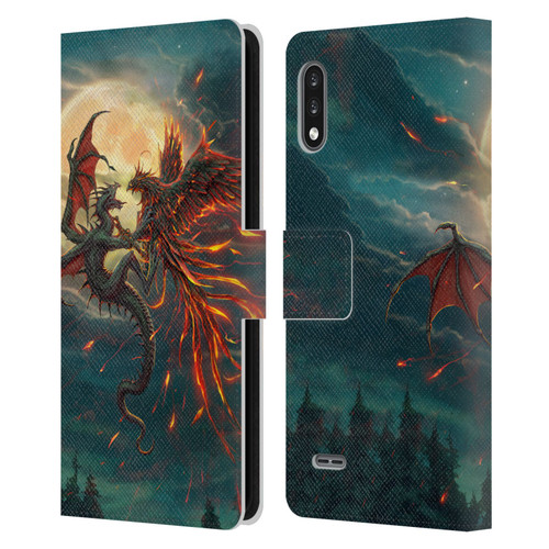 Christos Karapanos Key Art Against Leather Book Wallet Case Cover For LG K22