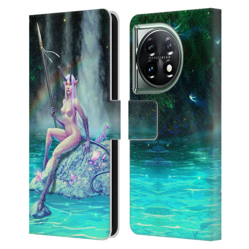 Christos Karapanos Key Art The Waterfall Leather Book Wallet Case Cover For OnePlus 11 5G