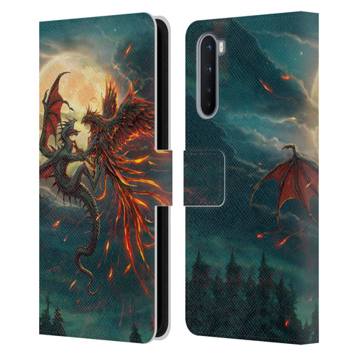 Christos Karapanos Key Art Against Leather Book Wallet Case Cover For OnePlus Nord 5G