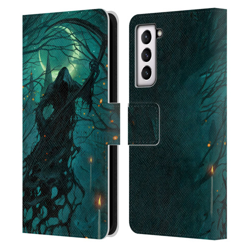 Christos Karapanos Key Art It's Just The Wind Leather Book Wallet Case Cover For Samsung Galaxy S21 5G