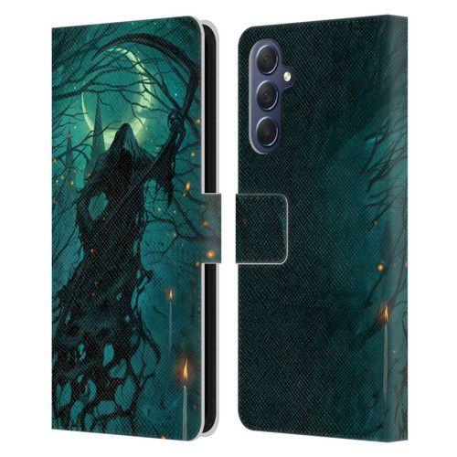 Christos Karapanos Key Art It's Just The Wind Leather Book Wallet Case Cover For Samsung Galaxy M54 5G