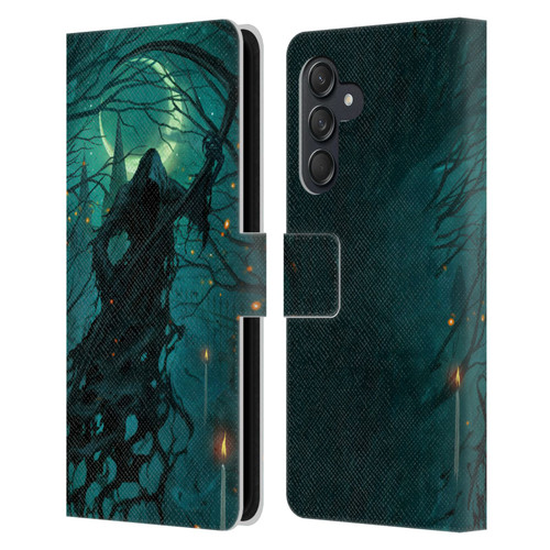 Christos Karapanos Key Art It's Just The Wind Leather Book Wallet Case Cover For Samsung Galaxy M55 5G