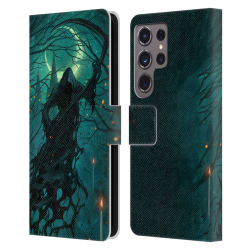 Christos Karapanos Key Art It's Just The Wind Leather Book Wallet Case Cover For Samsung Galaxy S24 Ultra 5G