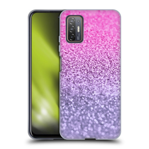 Monika Strigel Glitter Collection Lavender Pink Soft Gel Case for HTC Desire 21 Pro 5G