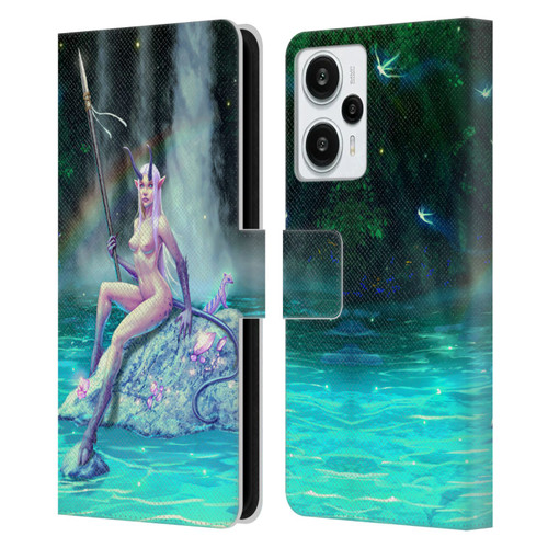 Christos Karapanos Key Art The Waterfall Leather Book Wallet Case Cover For Xiaomi Redmi Note 12T